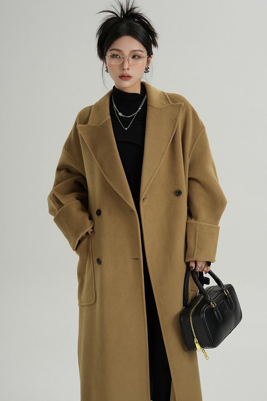 Long Woolen Winter Coat