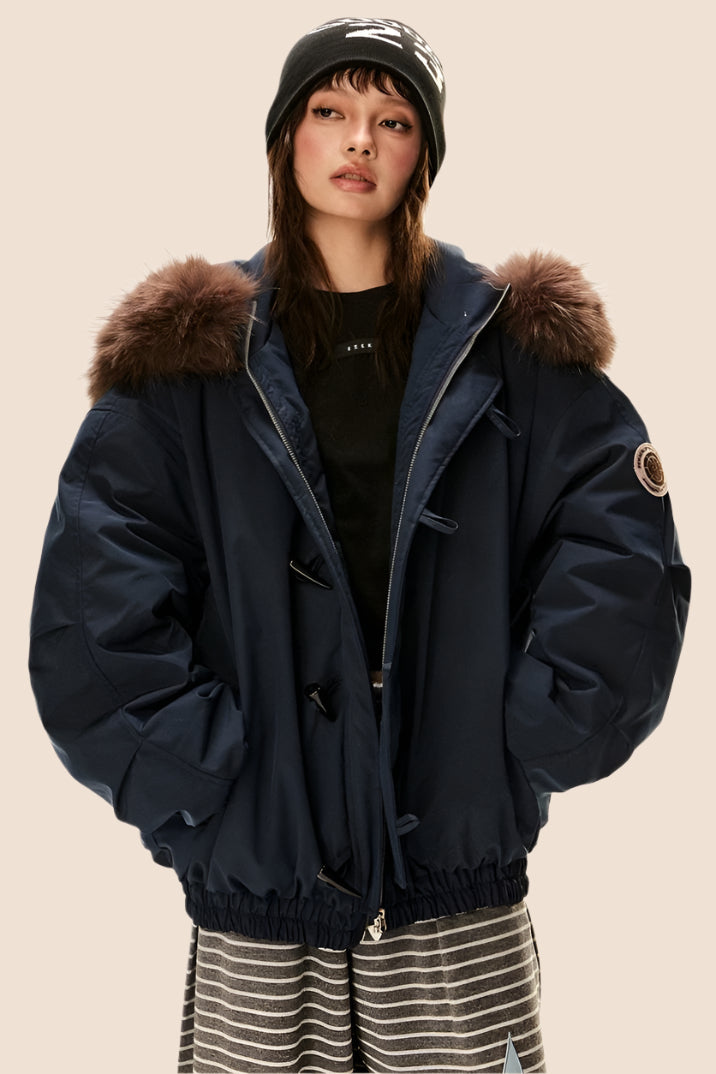 Hooded Duck Down Parka Jacket