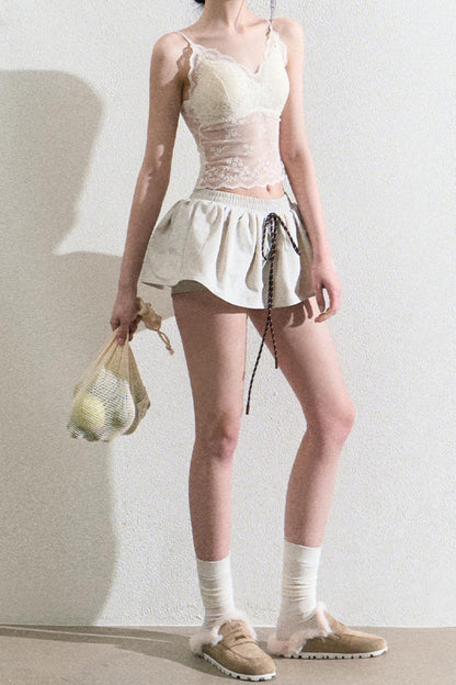 Elastic Waist Tutu Skirt