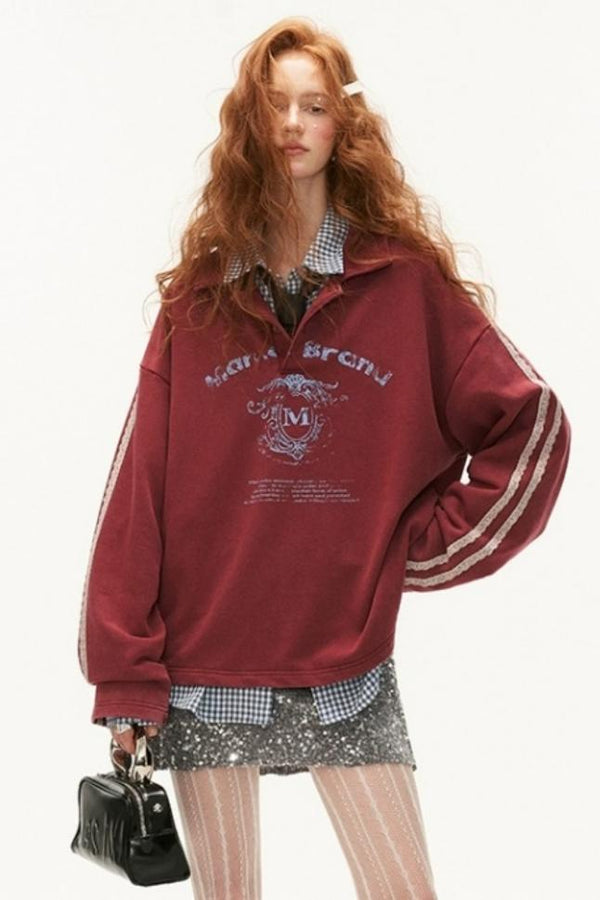 Casual Long Sleeve Sweatshirt