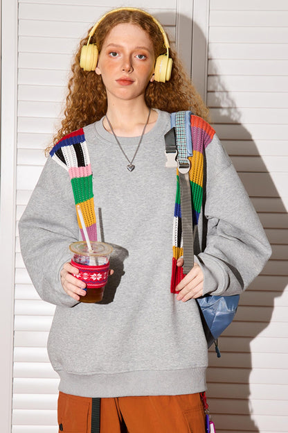 Niche Design Pullover Sweatshirt