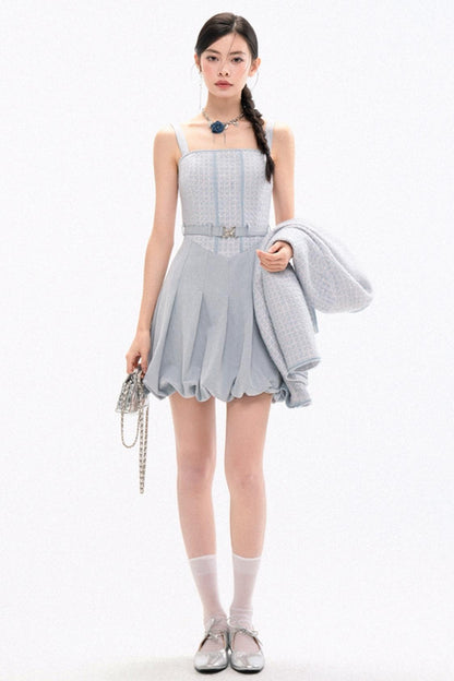 Chic Tweed Coat & Skirt Set-Up