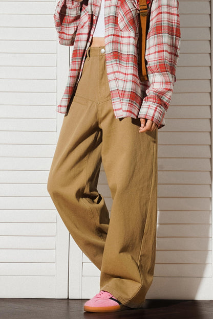 Straight-Leg Casual Cargo Pants