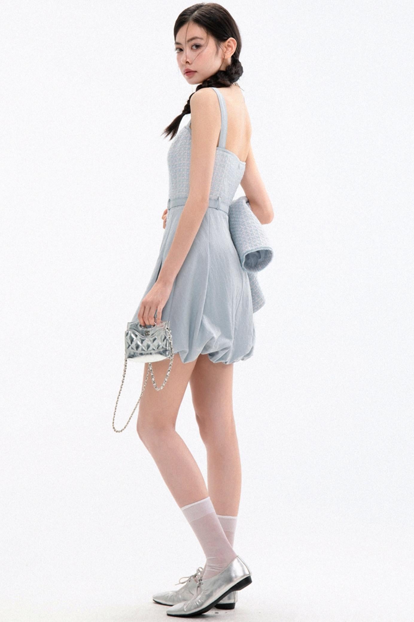 Chic Tweed Coat & Skirt Set-Up