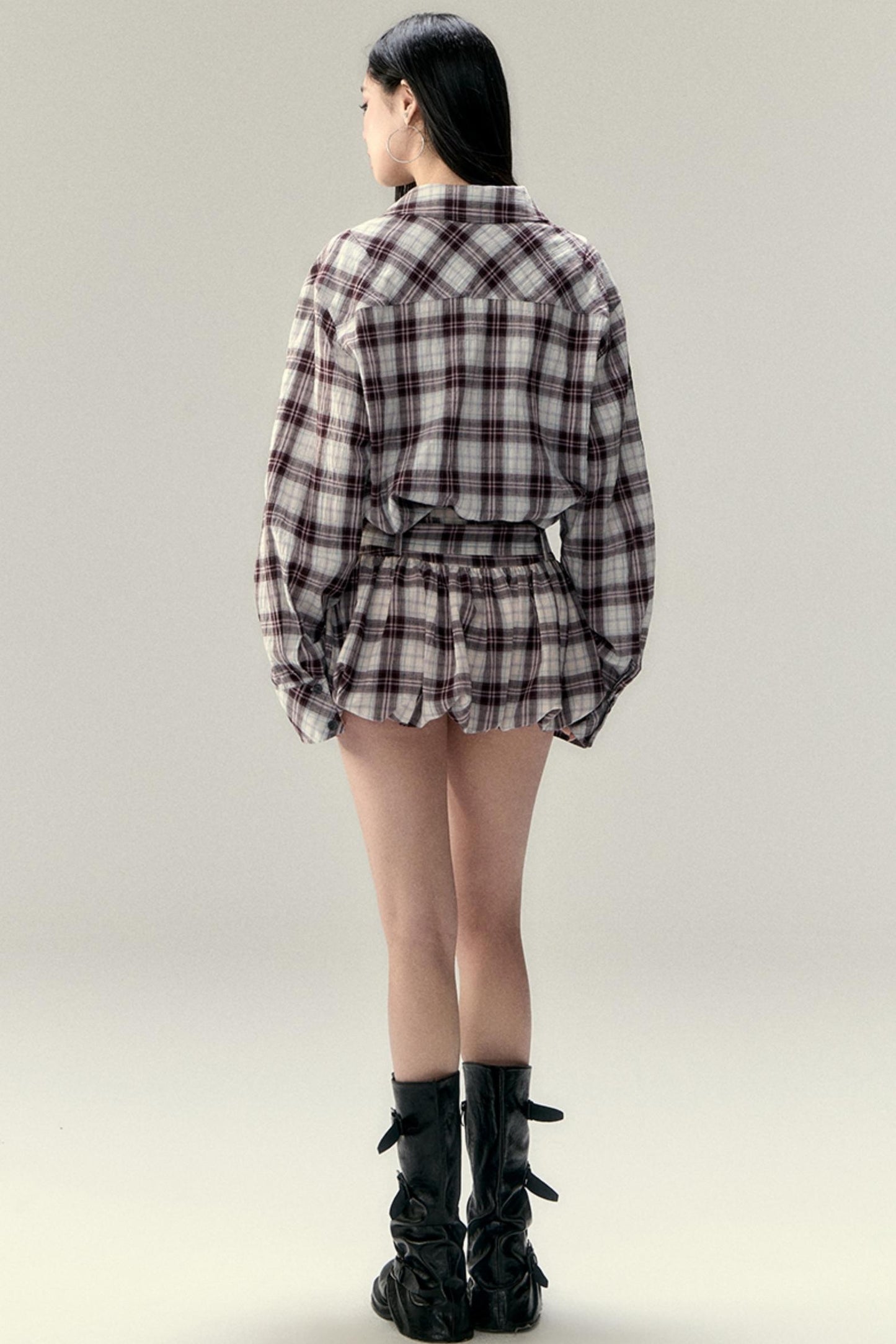 Fluffy A-Linien Bustier Rock 