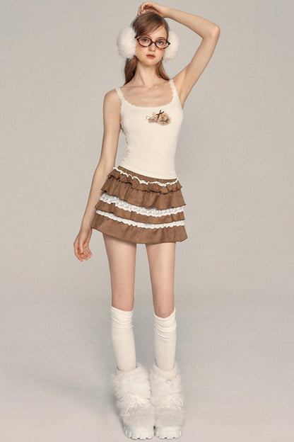 Schwerindustrie Spitze A-Linien-Rock 