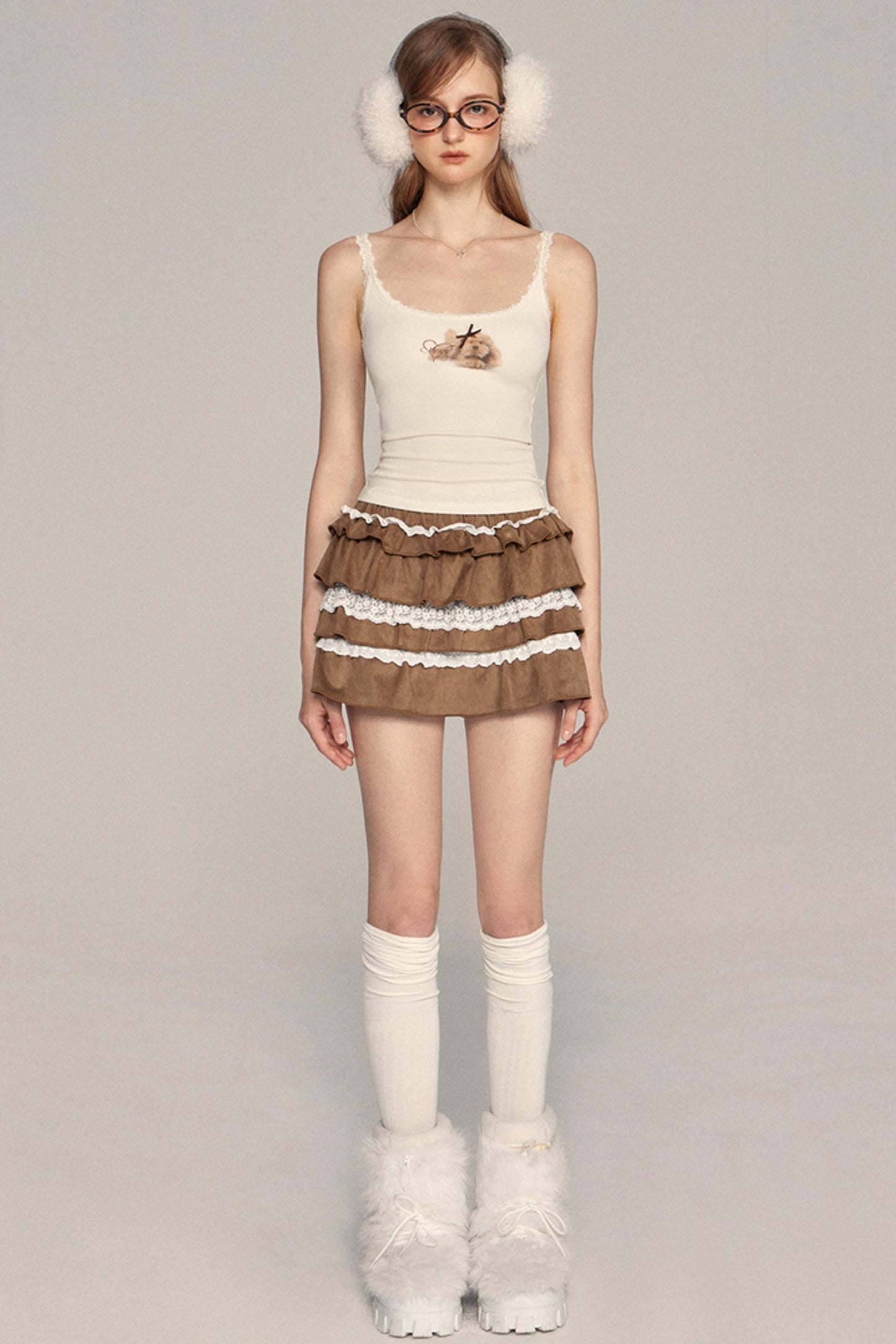 Schwerindustrie Spitze A-Linien-Rock 