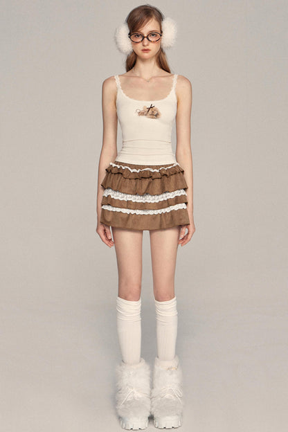 Schwerindustrie Spitze A-Linien-Rock 