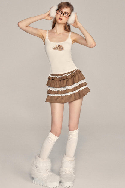 Schwerindustrie Spitze A-Linien-Rock 