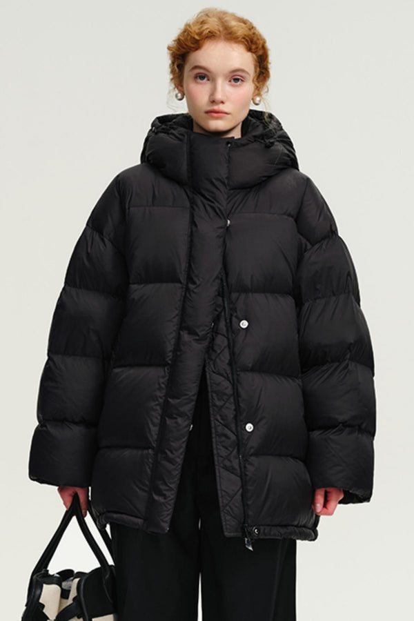 Warm Puff Hooded Down Jacket