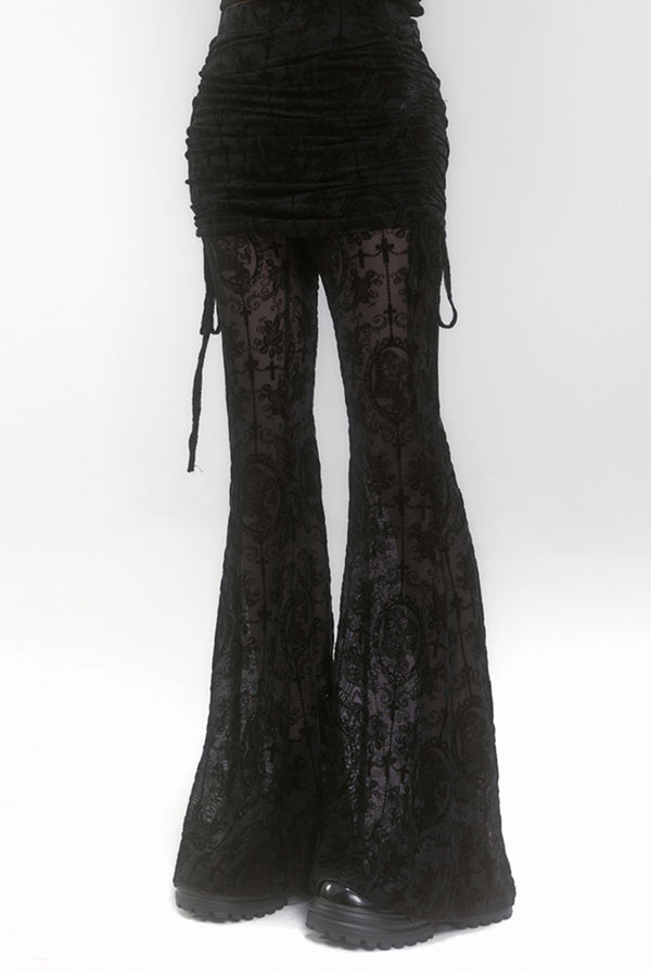 Thin Festival Flare Pants
