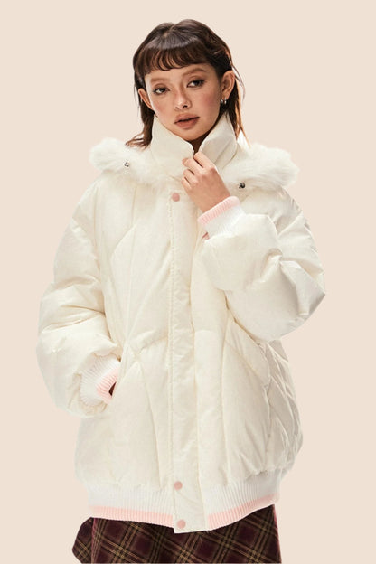 Fur Collar Thickened Jacket