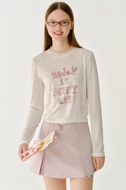 Basic Crew Neck Long Sleeve Tee