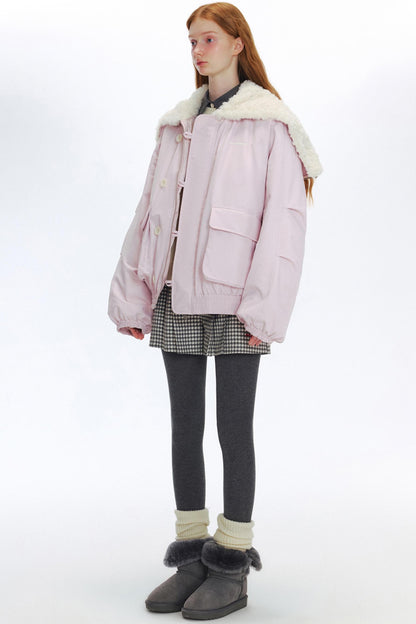 Veste en duvet matelassée élégante 