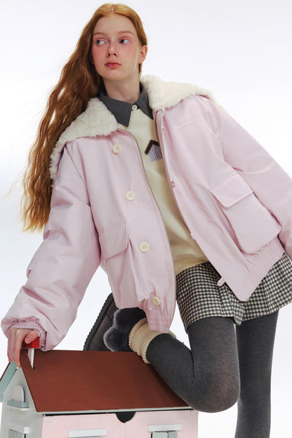 Veste en duvet matelassée élégante 