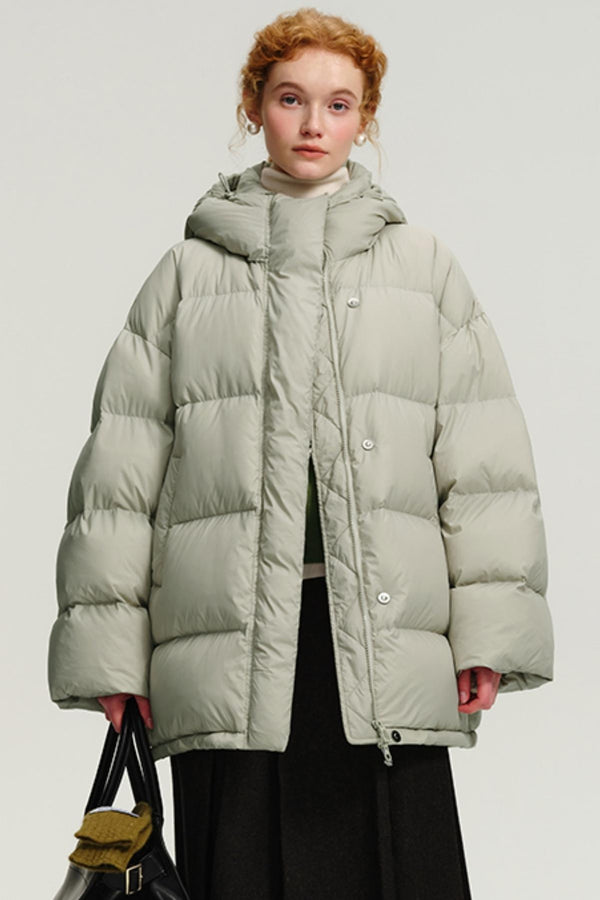 Warm Puff Hooded Down Jacket
