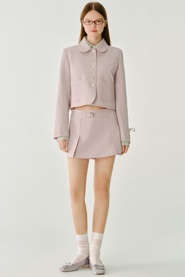 Doll Collar Short Coat