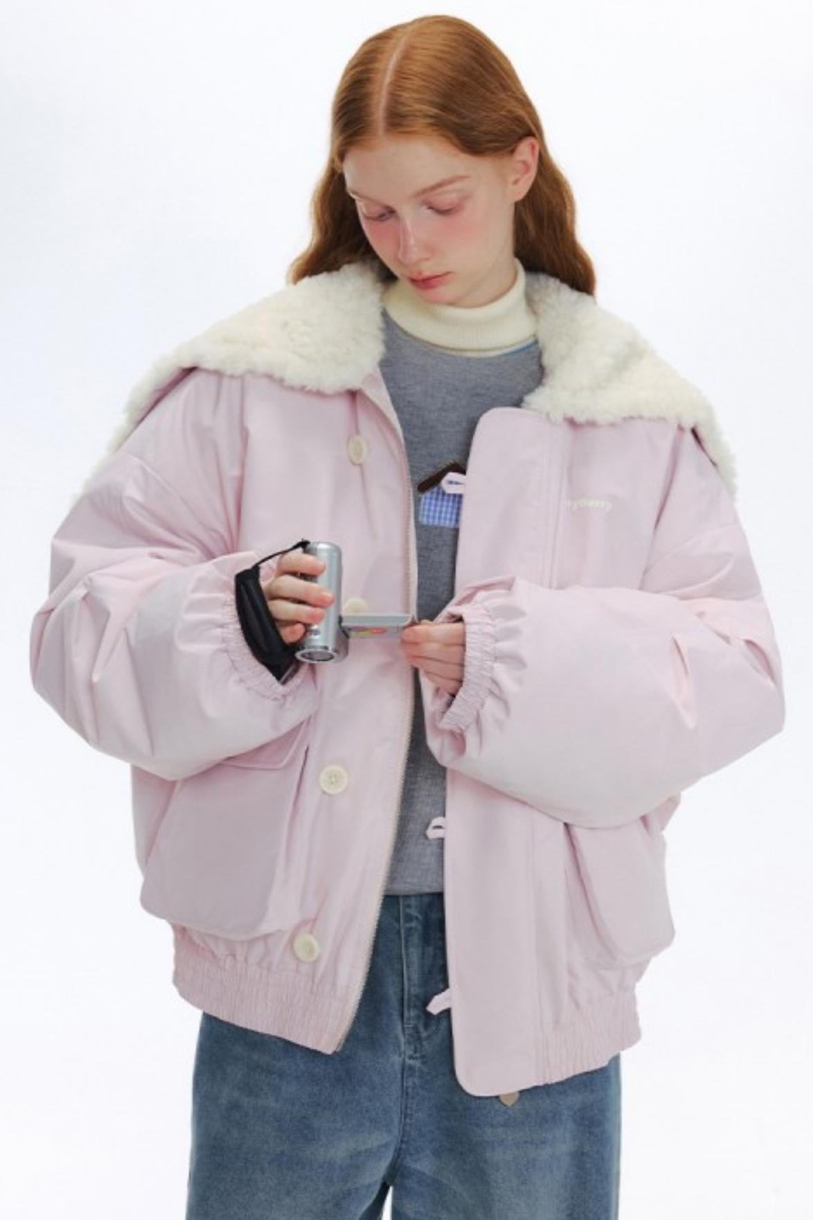 Veste en duvet matelassée élégante 