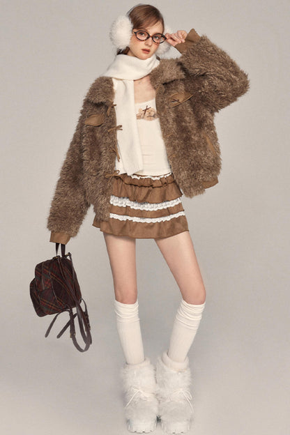 Versatile Suede Long Sleeve Jacket