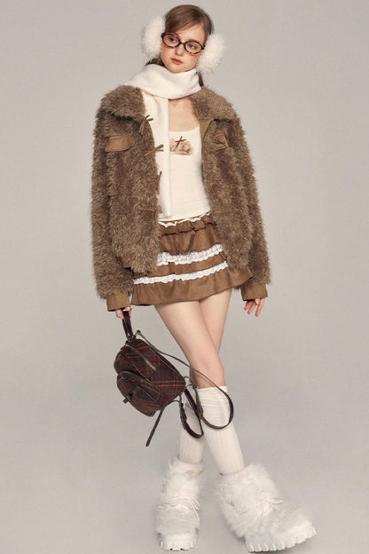 Versatile Suede Long Sleeve Jacket