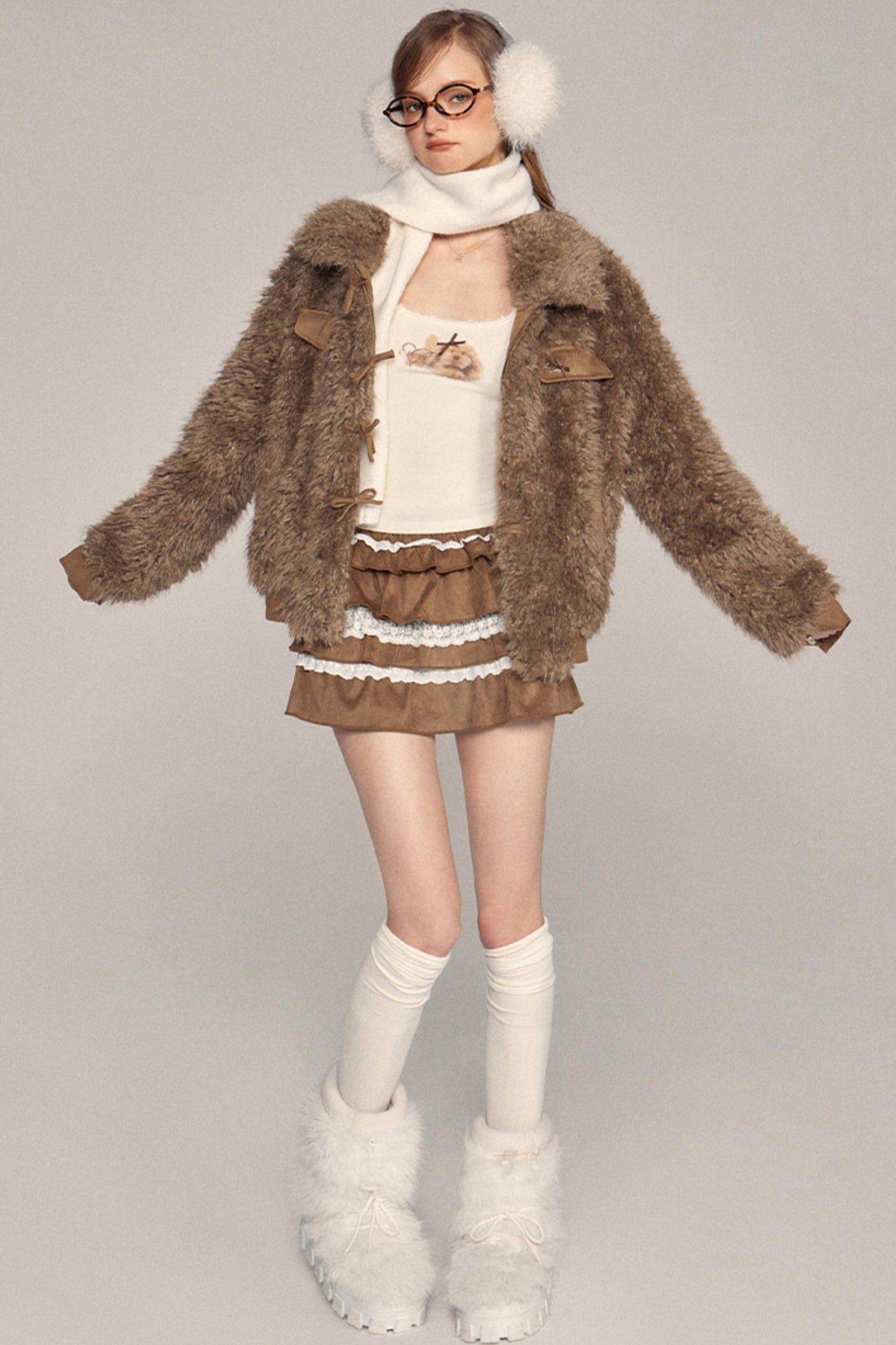 Versatile Suede Long Sleeve Jacket