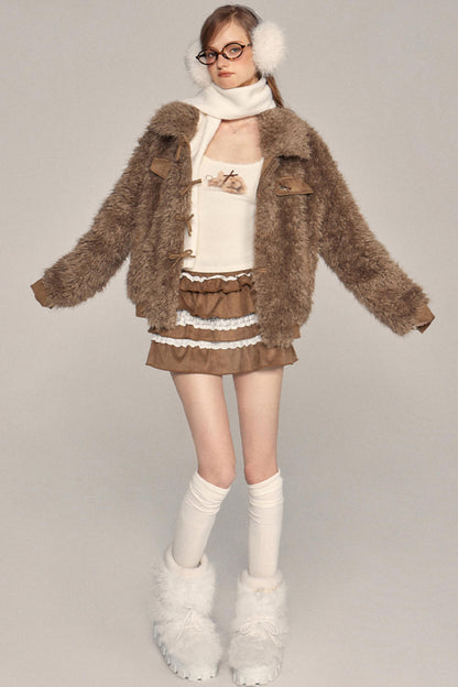 Versatile Suede Long Sleeve Jacket