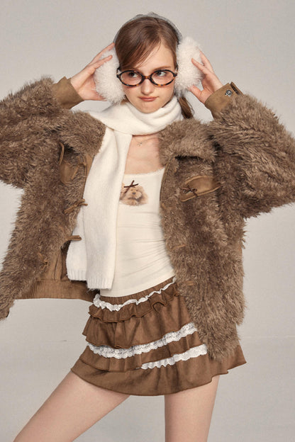 Versatile Suede Long Sleeve Jacket