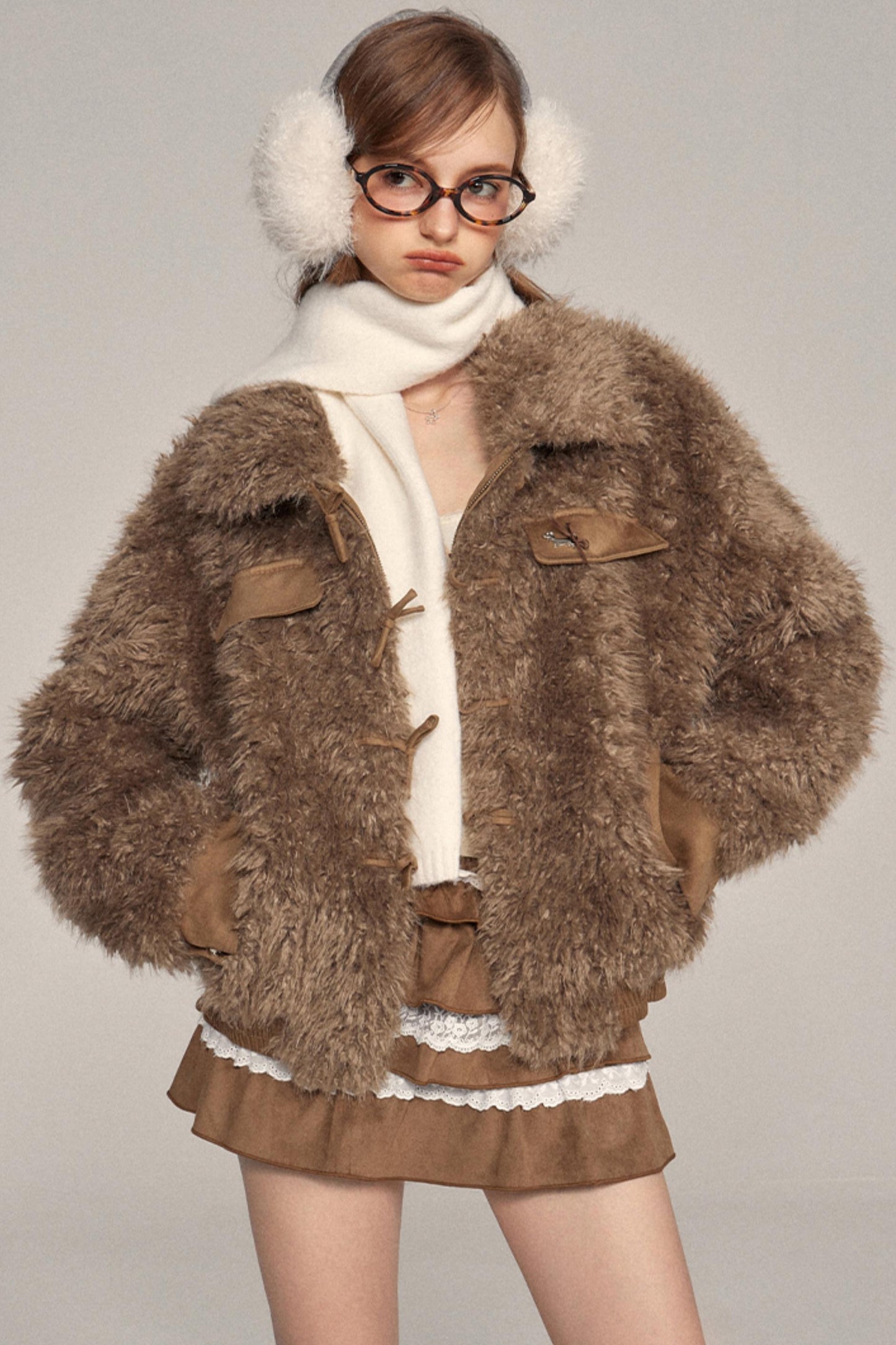 Versatile Suede Long Sleeve Jacket