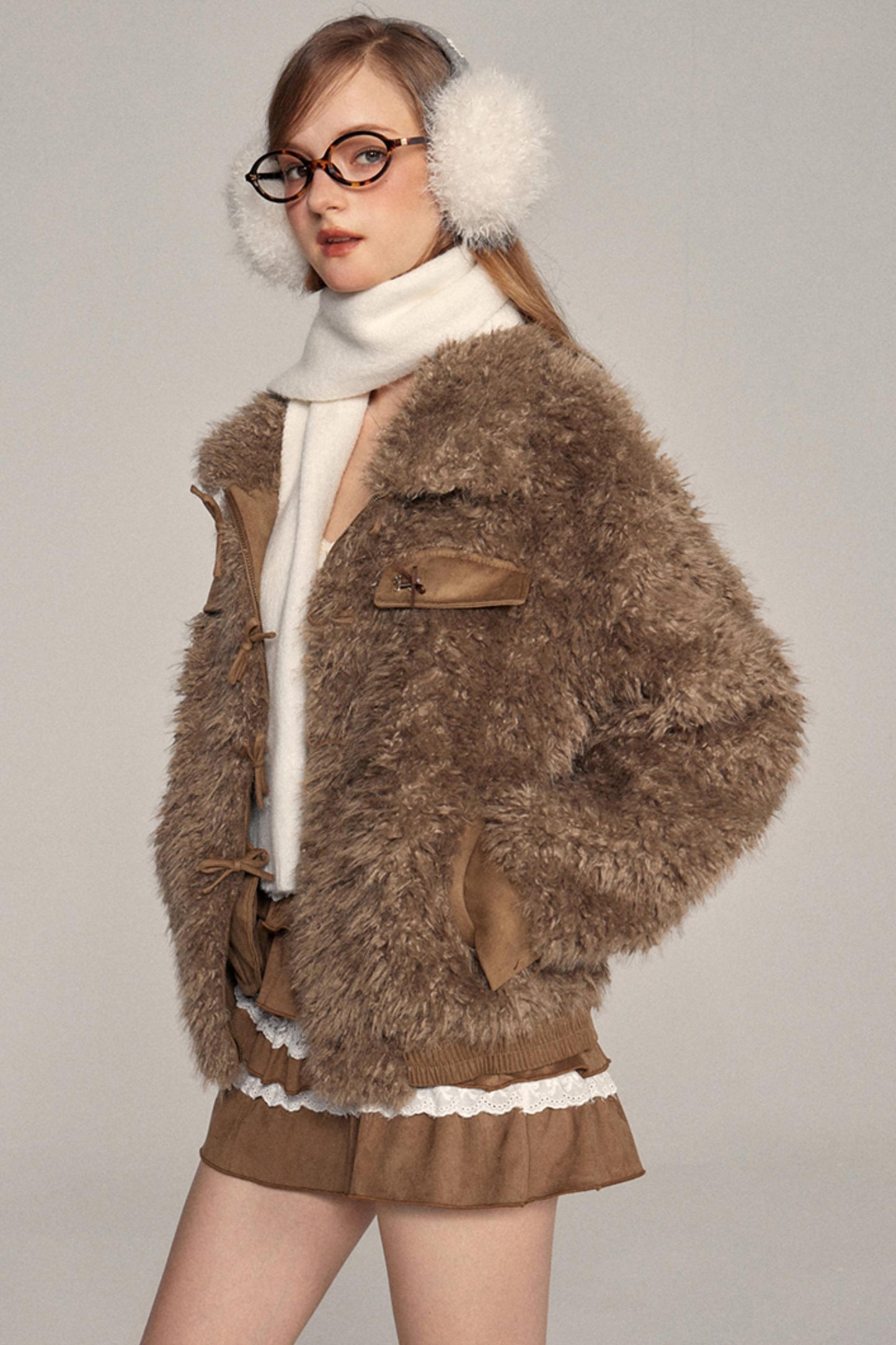 Versatile Suede Long Sleeve Jacket