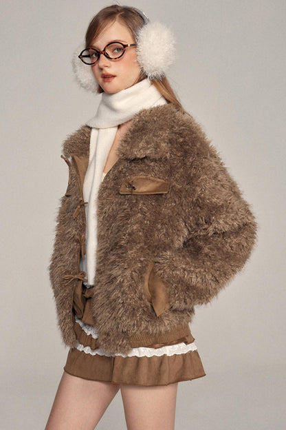 Versatile Suede Long Sleeve Jacket