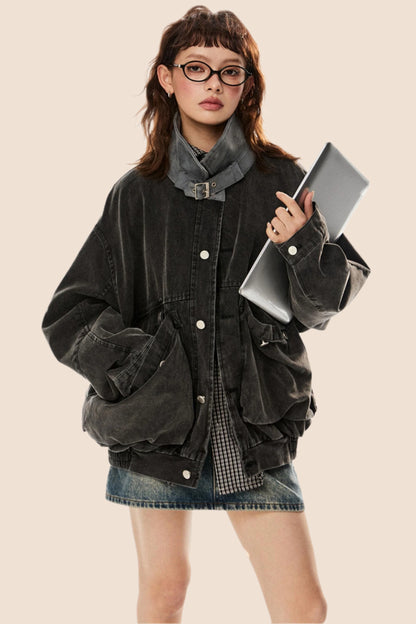 Retro Large Pocket Cargo Jacket