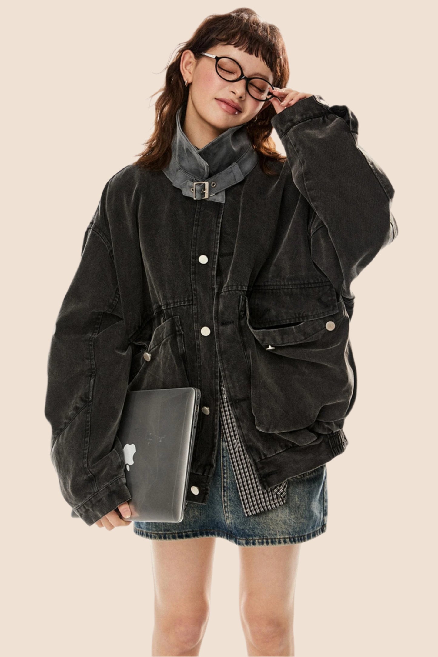 Retro Large Pocket Cargo Jacket