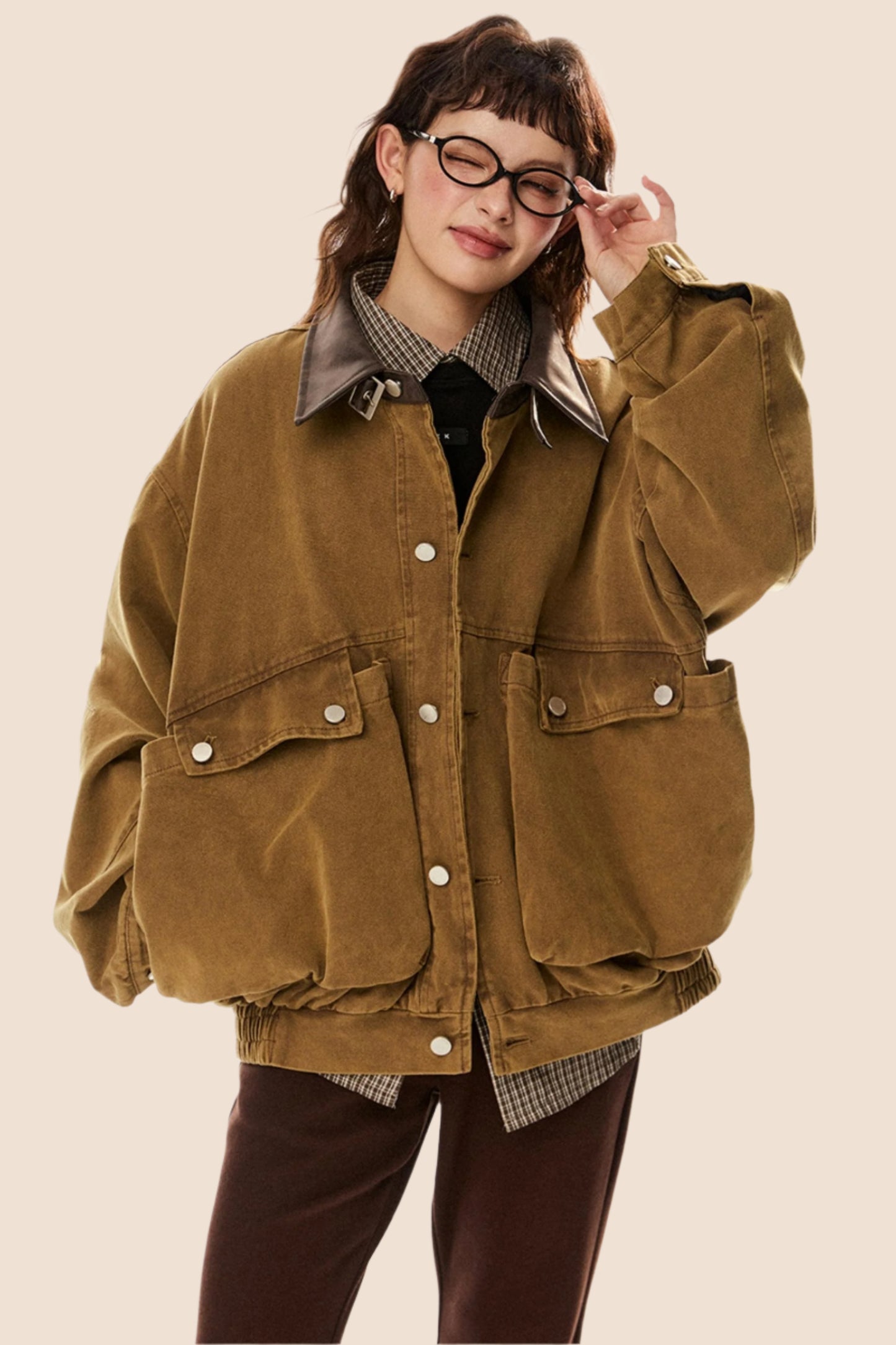 Retro Large Pocket Cargo Jacket