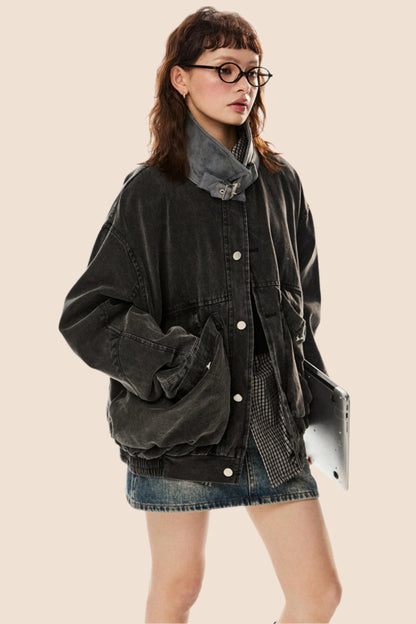 Retro Large Pocket Cargo Jacket