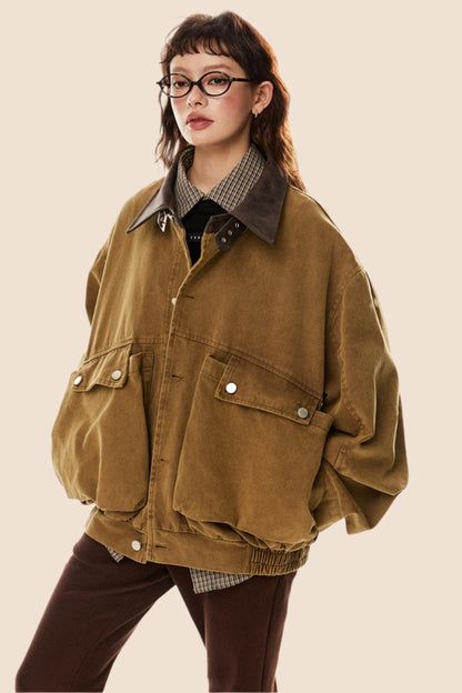 Retro Large Pocket Cargo Jacket