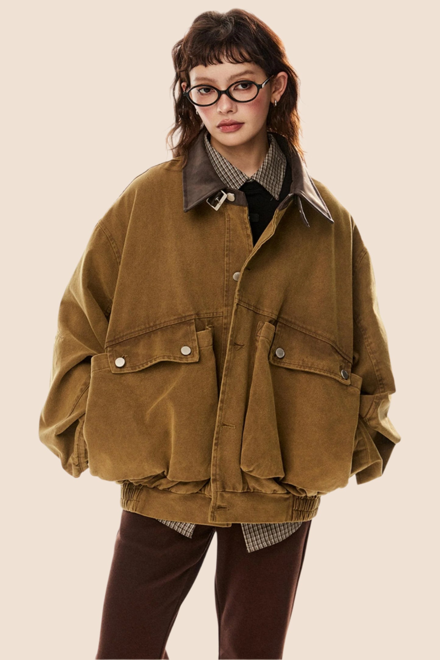 Retro Large Pocket Cargo Jacket