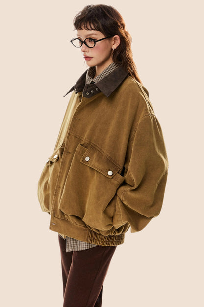 Retro Large Pocket Cargo Jacket