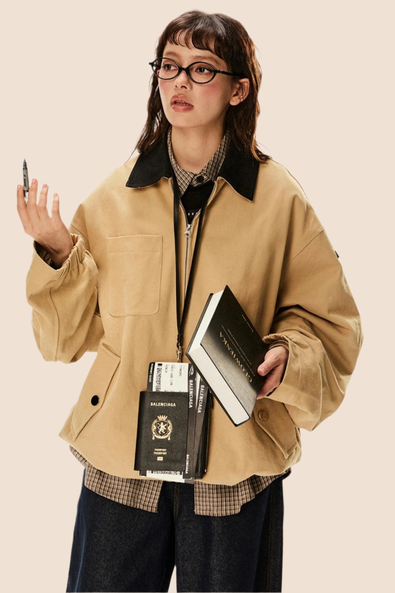 Heavyweight Cargo Trench Jacket