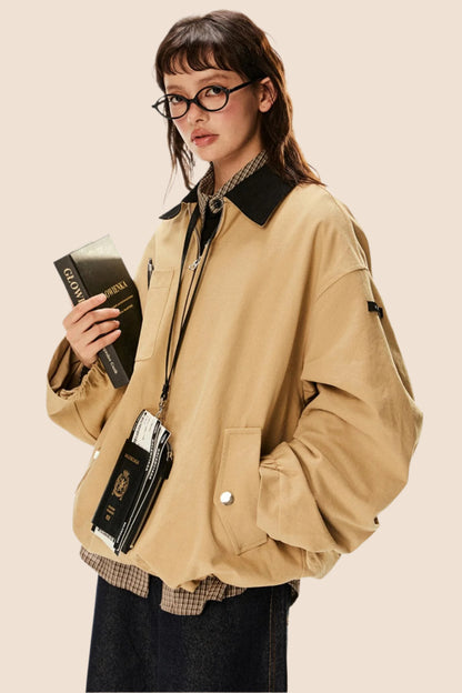 Heavyweight Cargo Trench Jacket