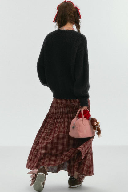 Good Luck Cat Wool Top