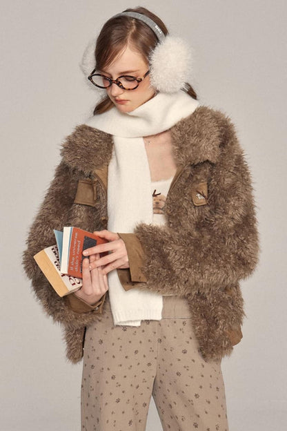 Versatile Suede Long Sleeve Jacket