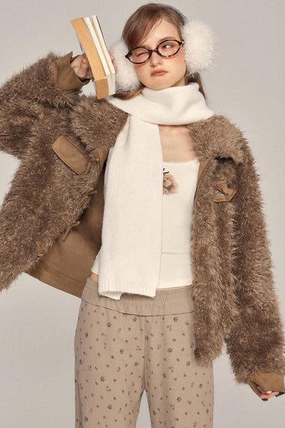 Versatile Suede Long Sleeve Jacket