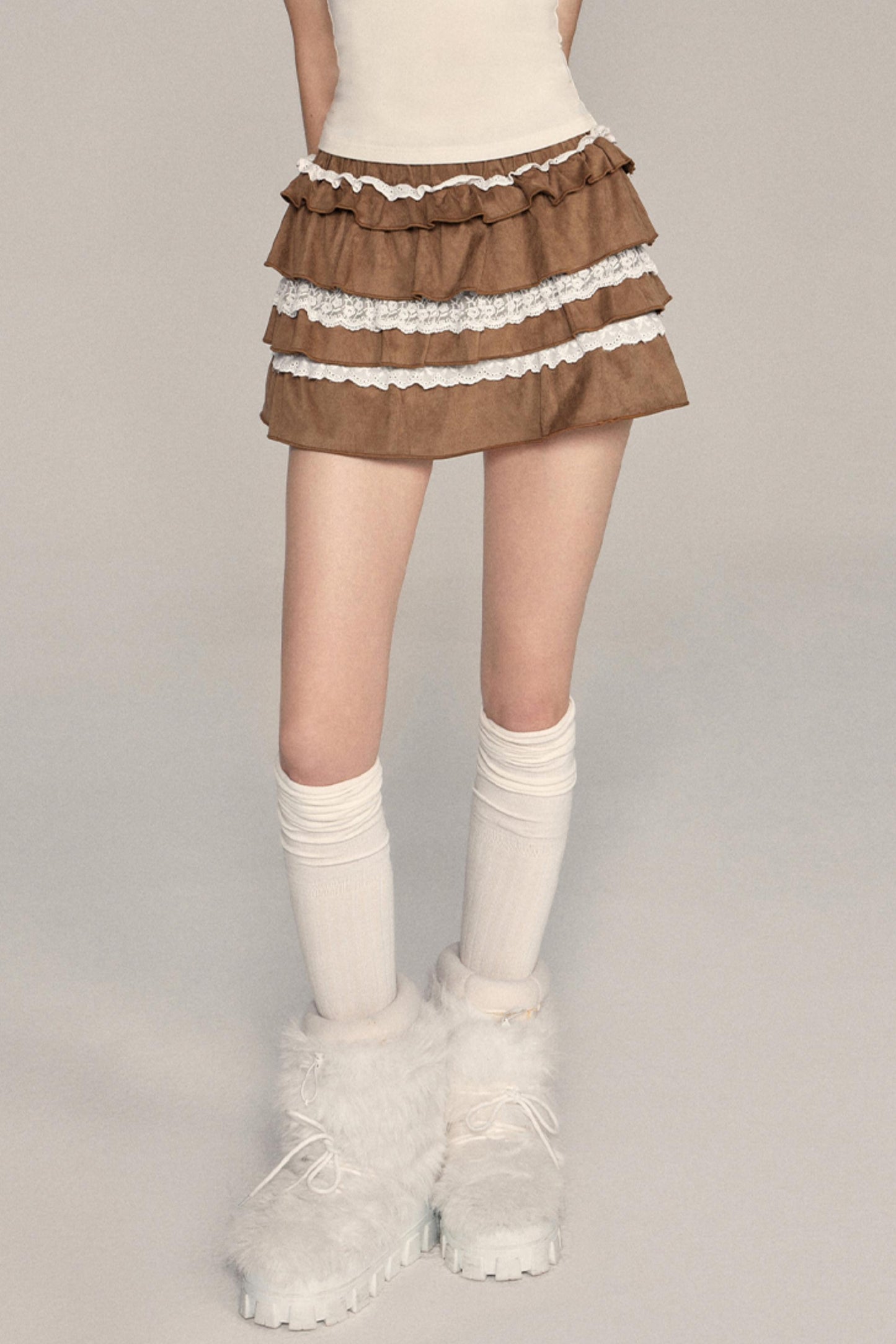 Schwerindustrie Spitze A-Linien-Rock 