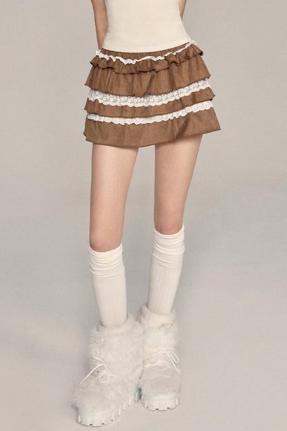 Schwerindustrie Spitze A-Linien-Rock 