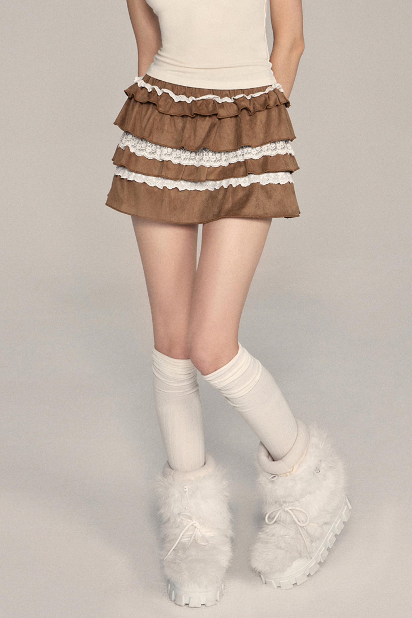 Schwerindustrie Spitze A-Linien-Rock 