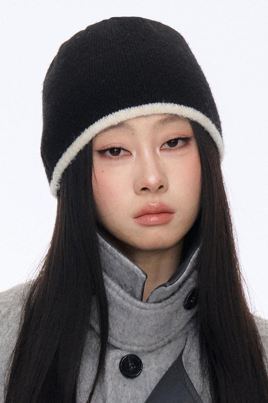 Sweet Cool Wool Contrast Hat