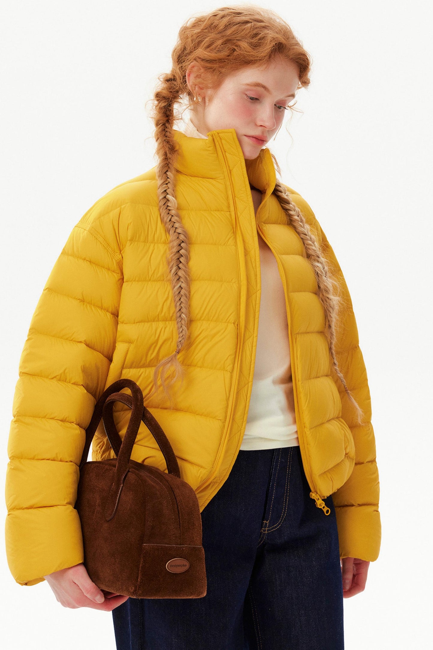 Cloud-Like Ribbed Down Jacket