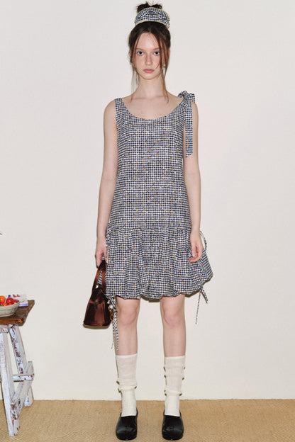 Floral Tie-Shoulder Mini Dress