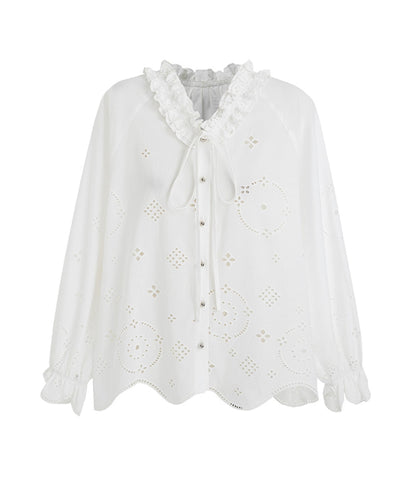 Autumn Elegance Long-Sleeve Shirt