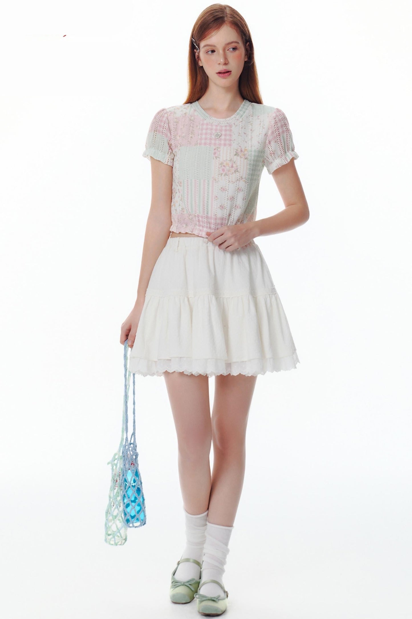 Summer Blossom Knit Tee